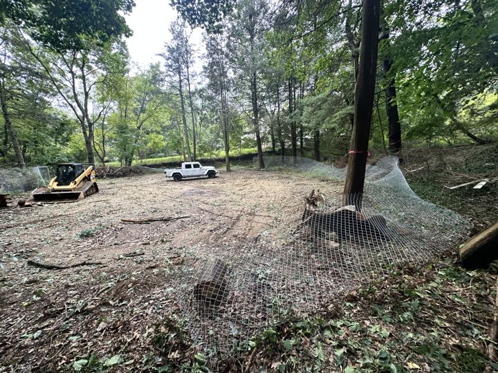 Graded lot ready for layout.